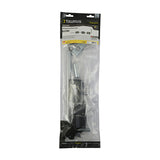 This is an image showing TIMCO Garage Drop Down Bolt - Black - 12" - 1 Each TIMbag available from T.H Wiggans Ironmongery in Kendal, quick delivery at discounted prices.