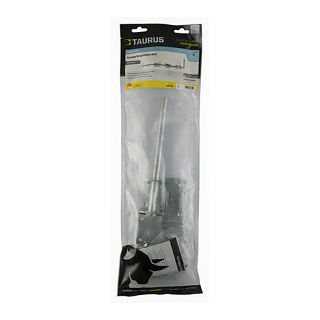 This is an image showing TIMCO Garage Drop Down Bolt - Hot Dipped Galvanised - 12" - 1 Each TIMbag available from T.H Wiggans Ironmongery in Kendal, quick delivery at discounted prices.