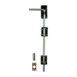 This is an image showing TIMCO Garage Drop Down Bolt - Black - 18" - 1 Each Plain Bag available from T.H Wiggans Ironmongery in Kendal, quick delivery at discounted prices.