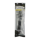 This is an image showing TIMCO Garage Drop Down Bolt - Black - 18" - 1 Each TIMbag available from T.H Wiggans Ironmongery in Kendal, quick delivery at discounted prices.