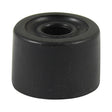 This is an image showing TIMCO PVC Door Stops - Black - 32 x 21 - 2 Pieces TIMpac available from T.H Wiggans Ironmongery in Kendal, quick delivery at discounted prices.