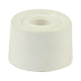 This is an image showing TIMCO PVC Door Stops - White - 32 x 21 - 2 Pieces TIMpac available from T.H Wiggans Ironmongery in Kendal, quick delivery at discounted prices.