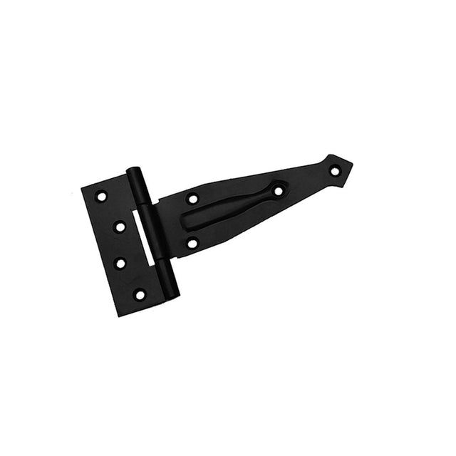 This is an image of Spira Brass - Decorative 6" Hinge Black  available to order from T.H Wiggans Architectural Ironmongery in Kendal, quick delivery and discounted prices.