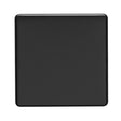 This is an image showing Eurolite Concealed 3mm Single Blank Plate - Matt Black (With Black Trim) ecmb1b available to order from T.H. Wiggans Ironmongery in Kendal, quick delivery and discounted prices.