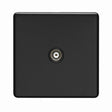 This is an image showing Eurolite Concealed 3mm TV - Matt Black (With Black Trim) ecmb1tvb available to order from T.H. Wiggans Ironmongery in Kendal, quick delivery and discounted prices.