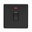This is an image showing Eurolite Concealed 3mm 20Amp Switch with Neon Indicator - Matt Black (With Black Trim) ecmb20adpswnb available to order from T.H. Wiggans Ironmongery in Kendal, quick delivery and discounted prices.