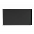 This is an image showing Eurolite Concealed 3mm Double Blank Plate - Matt Black (With Black Trim) ecmb2b available to order from T.H. Wiggans Ironmongery in Kendal, quick delivery and discounted prices.