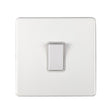 This is an image showing Eurolite Concealed 3mm Intermediate Switch - White (With White Trim) ecwintw available to order from T.H. Wiggans Ironmongery in Kendal, quick delivery and discounted prices.