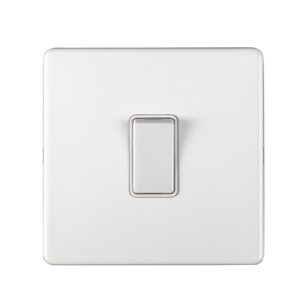 This is an image showing Eurolite Concealed 3mm Intermediate Switch - White (With White Trim) ecwintw available to order from T.H. Wiggans Ironmongery in Kendal, quick delivery and discounted prices.