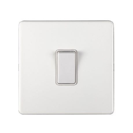 This is an image showing Eurolite Concealed 3mm Intermediate Switch - White (With White Trim) ecwintw available to order from T.H. Wiggans Ironmongery in Kendal, quick delivery and discounted prices.
