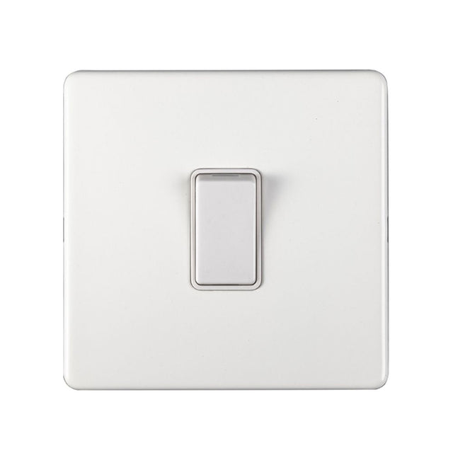 This is an image showing Eurolite Concealed 3mm Intermediate Switch - White (With White Trim) ecwintw available to order from T.H. Wiggans Ironmongery in Kendal, quick delivery and discounted prices.
