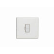 This is an image showing Eurolite Concealed 3mm Unswitched Fuse Spur - White (With White Trim) ecwuswfw available to order from T.H. Wiggans Ironmongery in Kendal, quick delivery and discounted prices.