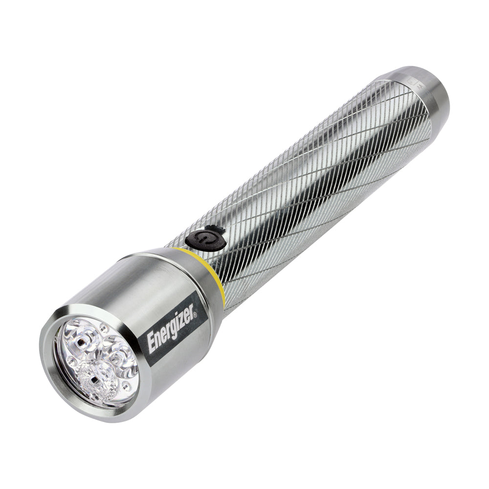 This is an image showing TIMCO Energizer® LED Vision HD Metal Handheld Torch - 400 Lumen - 400 Lumen - 1 Each Backing Card available from T.H Wiggans Ironmongery in Kendal, quick delivery at discounted prices.