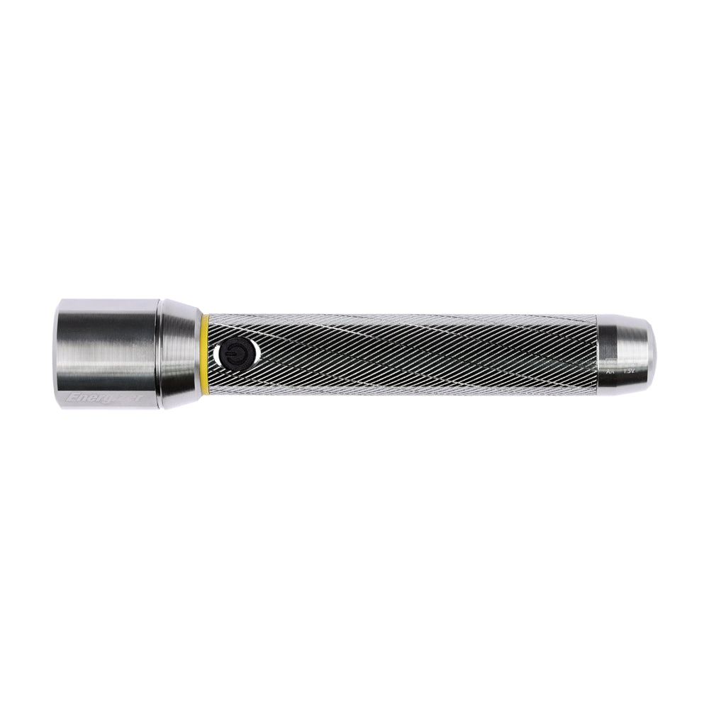 This is an image showing TIMCO Energizer® LED Vision HD Metal Handheld Torch - 400 Lumen - 400 Lumen - 1 Each Backing Card available from T.H Wiggans Ironmongery in Kendal, quick delivery at discounted prices.