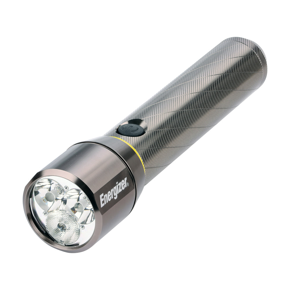 This is an image showing TIMCO Energizer® LED Vision HD Metal Handheld Torch - 1500 Lumen - 1500 Lumen - 1 Each Backing Card available from T.H Wiggans Ironmongery in Kendal, quick delivery at discounted prices.