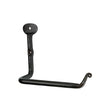 This is an image of Spira Brass - Cosmo Toilet Roll Holder Matt Black available to order from T.H Wiggans Architectural Ironmongery in Kendal, quick delivery and discounted prices.