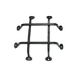 This is an image of Spira Brass - Cosmo Air Grill Matt Black available to order from T.H Wiggans Architectural Ironmongery in Kendal, quick delivery and discounted prices.