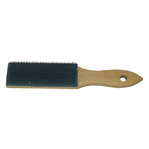 This is an image showing TIMCO File Cleaning Brush - 110 x 40 Rows - 1 Each Unit available from T.H Wiggans Ironmongery in Kendal, quick delivery at discounted prices.
