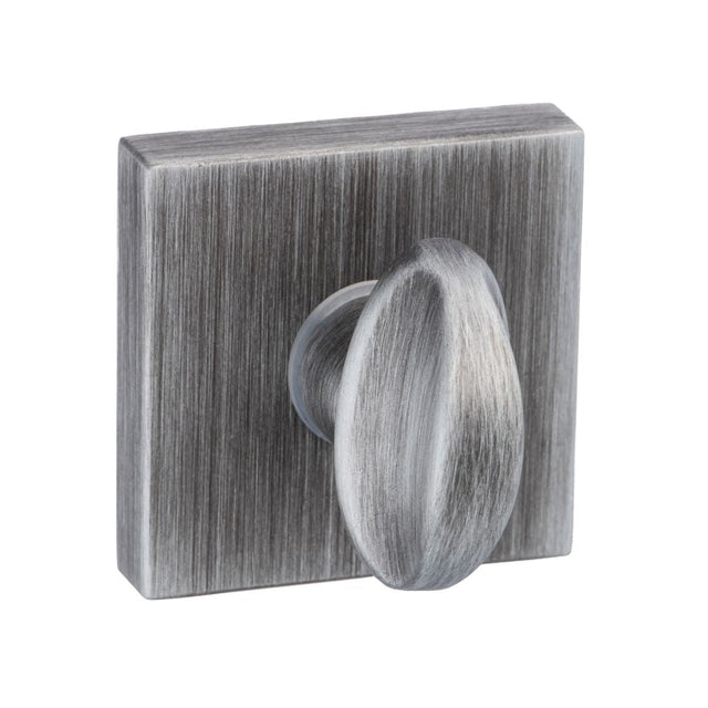 This is an image of Forme WC Turn and Release on Minimal Square Rose - Urban Graphite available to order from T.H Wiggans Architectural Ironmongery in Kendal, quick delivery and discounted prices.