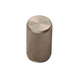 This is an image of a FTD - Knurled Knob - Satin Nickel that is availble to order from T.H Wiggans Architectural Ironmongery in Kendal in Kendal.