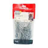 This is an image showing TIMCO Clout Nails - Galvanised - 50 x 3.35 - 1 Kilograms TIMbag available from T.H Wiggans Ironmongery in Kendal, quick delivery at discounted prices.