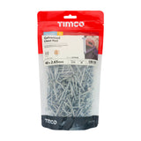 This is an image showing TIMCO Clout Nails - Galvanised - 40 x 2.65 - 1 Kilograms TIMbag available from T.H Wiggans Ironmongery in Kendal, quick delivery at discounted prices.