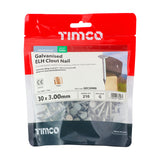 This is an image showing TIMCO Extra Large Head Clout Nails - Galvanised - 30 x 3.00 - 0.5 Kilograms TIMbag available from T.H Wiggans Ironmongery in Kendal, quick delivery at discounted prices.