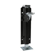 This is an image showing TIMCO Foot Bolt - Black - 8" - 1 Each Plain Bag available from T.H Wiggans Ironmongery in Kendal, quick delivery at discounted prices.