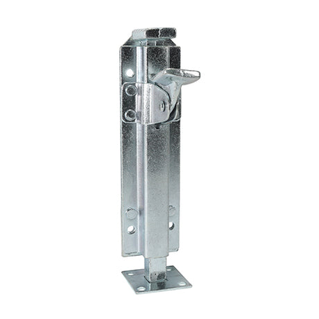 This is an image showing TIMCO Foot Bolt - Zinc - 8" - 1 Each Plain Bag available from T.H Wiggans Ironmongery in Kendal, quick delivery at discounted prices.