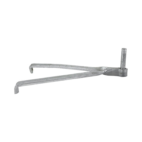 This is an image showing TIMCO Gate Hooks To Build - Double Brick - Hot Dipped Galvanised - 12mm - 2 Pieces Plain Bag available from T.H Wiggans Ironmongery in Kendal, quick delivery at discounted prices.