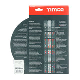 This is an image showing TIMCO Trade Diamond Blade - Segmented  - 230 x 22.2 - 1 Each Box available from T.H Wiggans Ironmongery in Kendal, quick delivery at discounted prices.