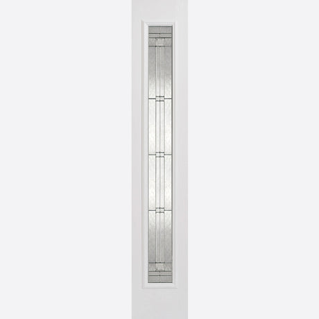 This is an image showing LPD - Sidelight 1L Elegant Pre-Finished White Doors 356 x 2032 available from T.H Wiggans Ironmongery in Kendal, quick delivery at discounted prices.