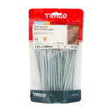 This is an image showing TIMCO Round Wire Nails - Galvanised - 125 x 5.60 - 1 Kilograms TIMbag available from T.H Wiggans Ironmongery in Kendal, quick delivery at discounted prices.