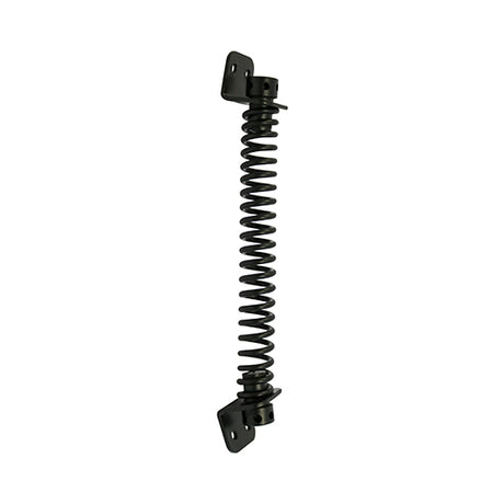 This is an image showing TIMCO Gate Spring - Black - 10" - 1 Each Plain Bag available from T.H Wiggans Ironmongery in Kendal, quick delivery at discounted prices.