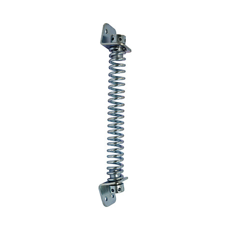 This is an image showing TIMCO Gate Spring - Zinc - 10" - 1 Each Plain Bag available from T.H Wiggans Ironmongery in Kendal, quick delivery at discounted prices.
