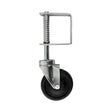This is an image showing TIMCO Spring Loaded Field Gate Wheel - Light Duty - Zinc - 270mm - 1 Each Plain Bag available from T.H Wiggans Ironmongery in Kendal, quick delivery at discounted prices.