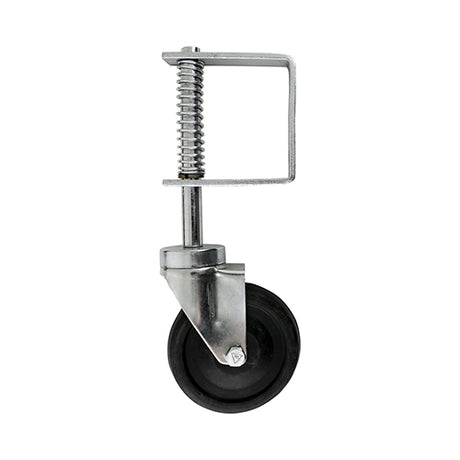 This is an image showing TIMCO Spring Loaded Field Gate Wheel - Light Duty - Zinc - 270mm - 1 Each Plain Bag available from T.H Wiggans Ironmongery in Kendal, quick delivery at discounted prices.
