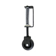 This is an image showing TIMCO Spring Loaded Field Gate Wheel - Heavy Duty - Black - 370mm - 1 Each Plain Bag available from T.H Wiggans Ironmongery in Kendal, quick delivery at discounted prices.