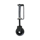 This is an image showing TIMCO Spring Loaded Field Gate Wheel - Heavy Duty - Black - 370mm - 1 Each Plain Bag available from T.H Wiggans Ironmongery in Kendal, quick delivery at discounted prices.