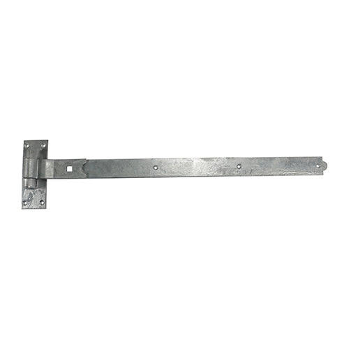 This is an image showing TIMCO Pair of Cranked Band & Hook On Plates - Hot Dipped Galvanised - 900mm - 2 Pieces Plain Bag available from T.H Wiggans Ironmongery in Kendal, quick delivery at discounted prices.