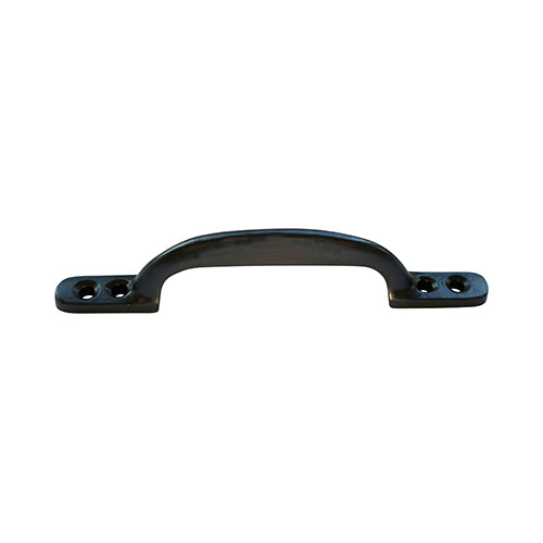 This is an image showing TIMCO Hot Bed Handle - Black - 7" - 1 Each Plain Bag available from T.H Wiggans Ironmongery in Kendal, quick delivery at discounted prices.