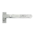This is an image showing TIMCO Pair of Straight Band & Hook On Plates - Hot Dipped Galvanised - 250mm - 2 Pieces Plain Bag available from T.H Wiggans Ironmongery in Kendal, quick delivery at discounted prices.