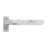 This is an image showing TIMCO Pair of Straight Band & Hook On Plates - Hot Dipped Galvanised - 250mm - 2 Pieces Plain Bag available from T.H Wiggans Ironmongery in Kendal, quick delivery at discounted prices.