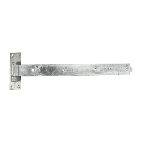 This is an image showing TIMCO Pair of Straight Band & Hook On Plates - Hot Dipped Galvanised - 500mm - 2 Pieces Plain Bag available from T.H Wiggans Ironmongery in Kendal, quick delivery at discounted prices.
