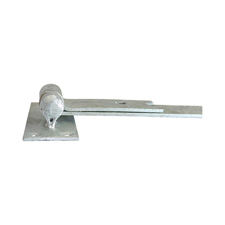This is an image showing TIMCO Pair of Straight Band & Hook On Plates - Hot Dipped Galvanised - 500mm - 2 Pieces Plain Bag available from T.H Wiggans Ironmongery in Kendal, quick delivery at discounted prices.