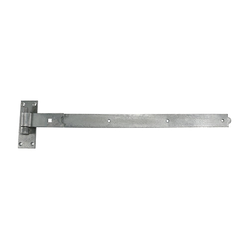 This is an image showing TIMCO Pair of Straight Band & Hook On Plates - Hot Dipped Galvanised - 900mm - 2 Pieces Plain Bag available from T.H Wiggans Ironmongery in Kendal, quick delivery at discounted prices.