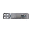 This is an image showing TIMCO Safety Pattern Hasp & Staple - Zinc - 3" - 1 Each TIMpac available from T.H Wiggans Ironmongery in Kendal, quick delivery at discounted prices.