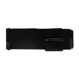 This is an image showing TIMCO Safety Pattern Hasp & Staple - Black - 6" - 1 Each Plain Bag available from T.H Wiggans Ironmongery in Kendal, quick delivery at discounted prices.