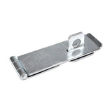 This is an image showing TIMCO Safety Pattern Hasp & Staple - Zinc - 6" - 1 Each Plain Bag available from T.H Wiggans Ironmongery in Kendal, quick delivery at discounted prices.