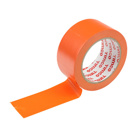 This is an image showing TIMCO High Strength PVC Builder's Tape - 33m x 50mm - 1 Each Roll available from T.H Wiggans Ironmongery in Kendal, quick delivery at discounted prices.